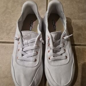 Skechers White Slip-Ins Sneakers